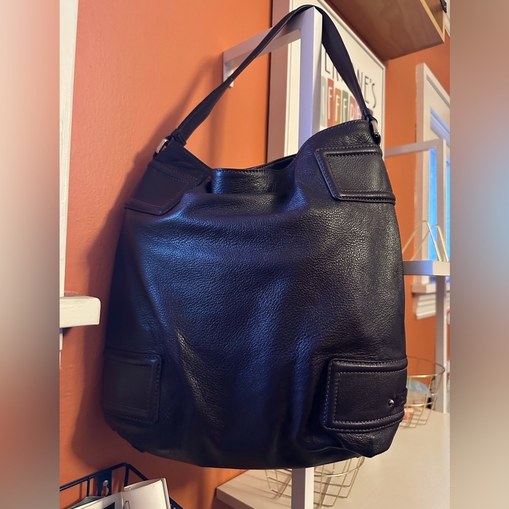 Cole Haan purple Leather Shoulder Bag - Picture 3 of 11